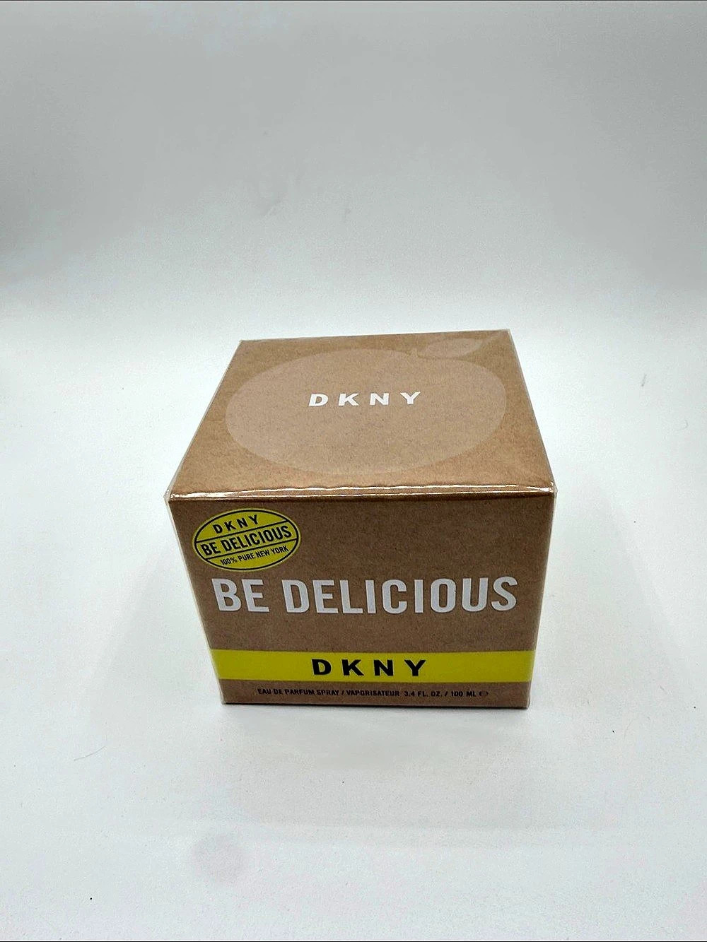 DKNY Be Delicious Fragrance Box NWT in Brown & Yellow